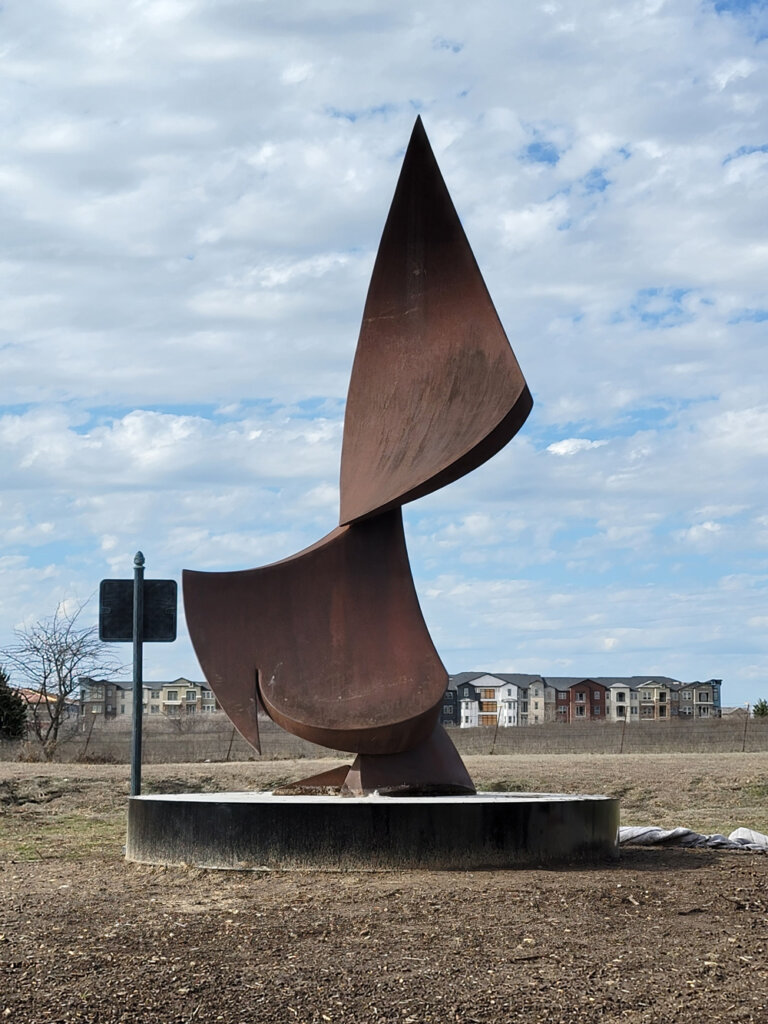 Wind Sweep Installation & Rigging - John Miller sculpture transportation installation portfolio